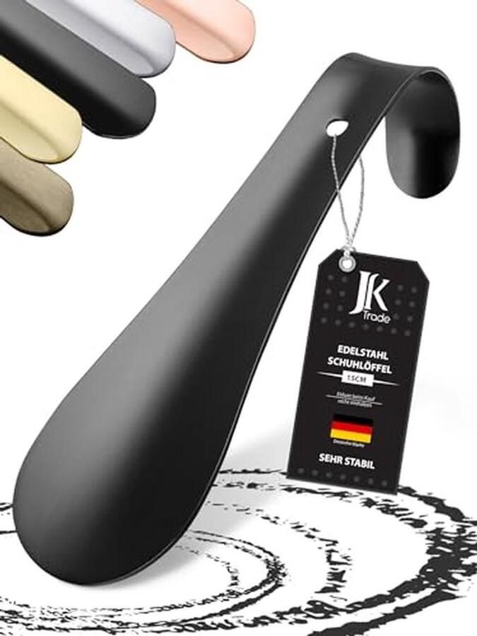 Stainless Steel Shoehorn Small Travel Shoe Horn Optimized Length for Convenience