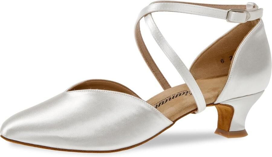 Standaard & Latin Dansschoenen Dames Elegant en Comfortabel Wit Satijn