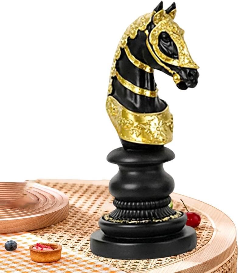 Standbeeld sculptuur modern veelzijdig ergonomisch klassiek hars verzamelambacht King War Horse Figuur Multifunctioneel Outdoor Indoor Utility
