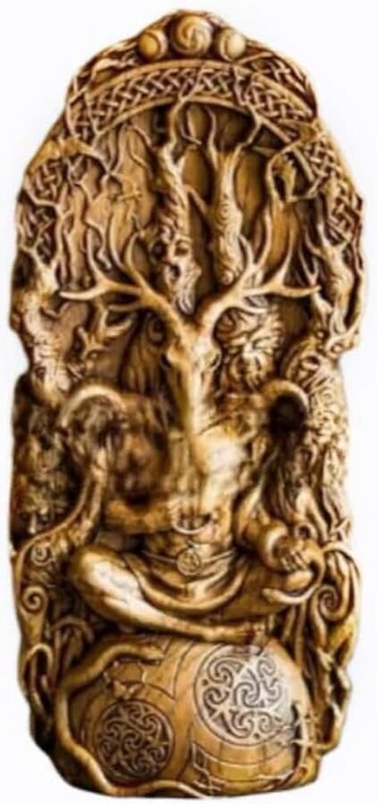 Standbeeld van een Heidense God Altaarstandbeeld Kunsthars Griekse Godin Standbeeld Mythologie Altaarstandbeeld van de Godheid Huisdecoratie Ornamenten Standbeeld
