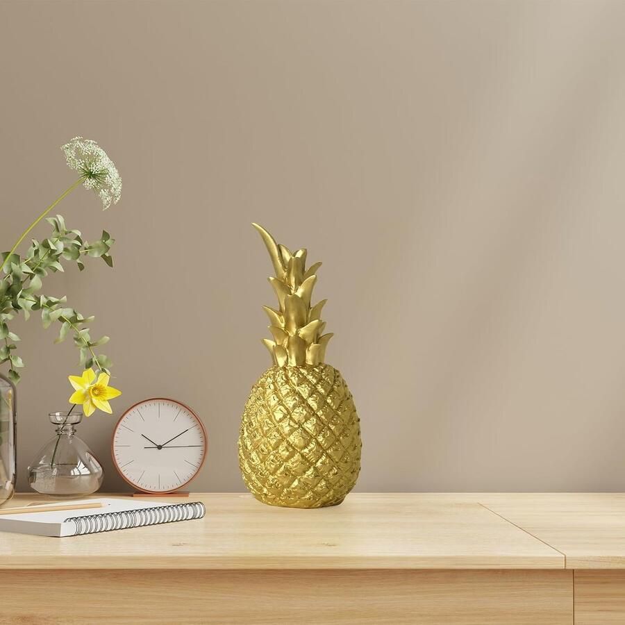Standbeelden decoratiefiguur voor woonkamer bureau decoratie goud