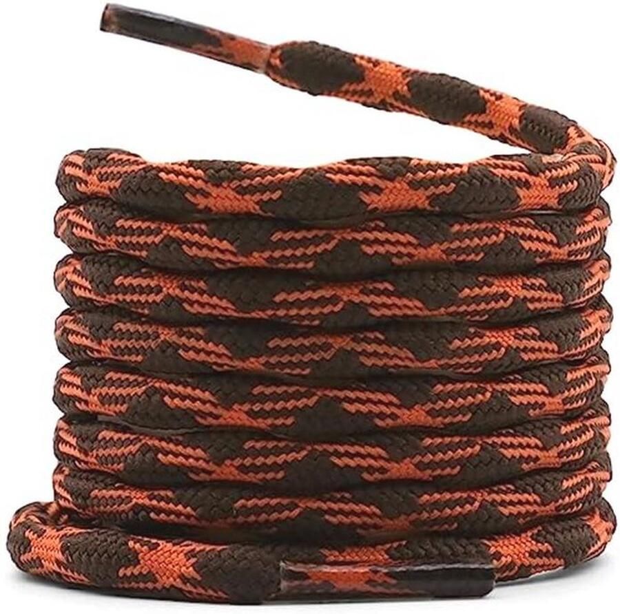 Sterke antislip veters voor wandelschoenen en werklaarzen 2 paar ronde golfvorm veters