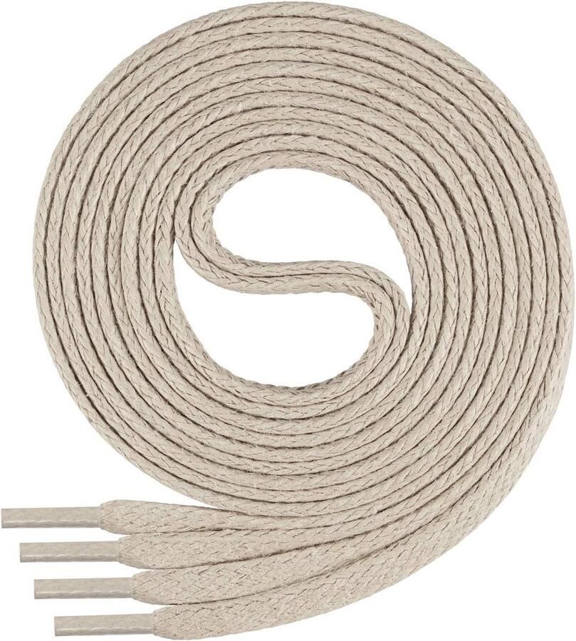 Sterke Platte Schoenveters van Katoen Gewaxt voor Sneakers en Leren Schoenen (70