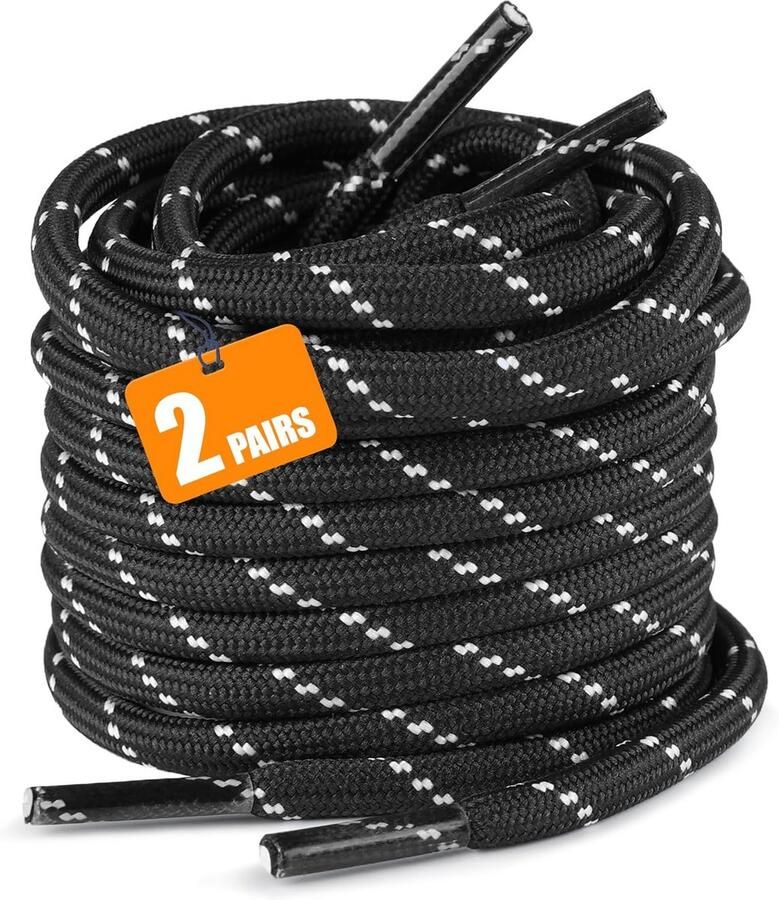 Sterke Ronde Schoen Veters voor Werklaarzen en Wandelschoenen (2 Paar)