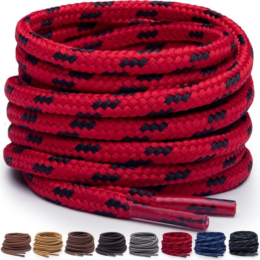 Sterke Ronde Schoen- Werklaars Veters Duurzaam en Dik Voor Wandelschoenen & Boots