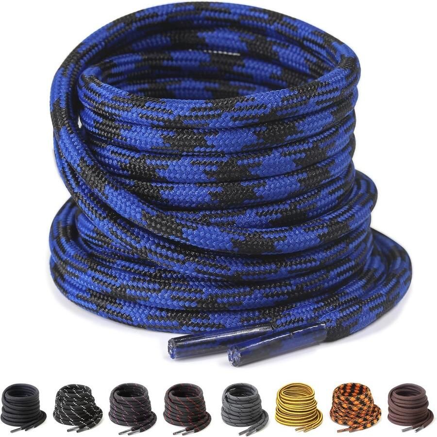 Sterke Ronde Schoenveters 4 5 mm Dikke Premium Veters voor Laarzen en Werkschoenen