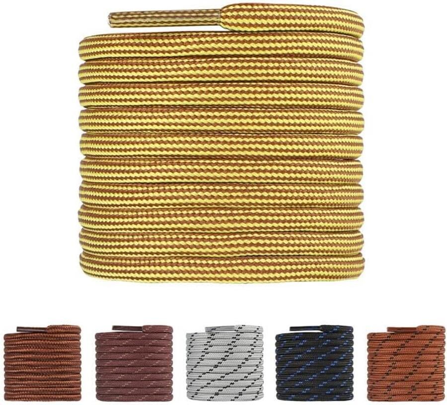 Sterke Ronde Schoenveters voor Werklaarzen en Wandelschoenen