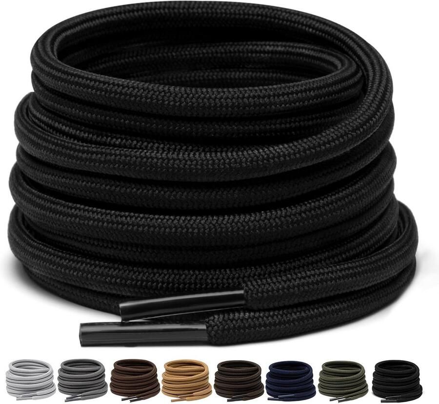 Sterke Ronde Werklaarsveters 4mm voor Wandelschoenen en Outdoorschoenen