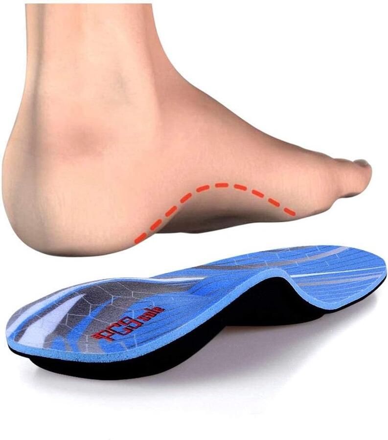 Steunzool voor Orthesen Binnenzool Inlegzolen voor fasciitis plantaris Platvoeten Pronatie Voeten Pijnboog Ondersteunt inlegzolen voor nen en