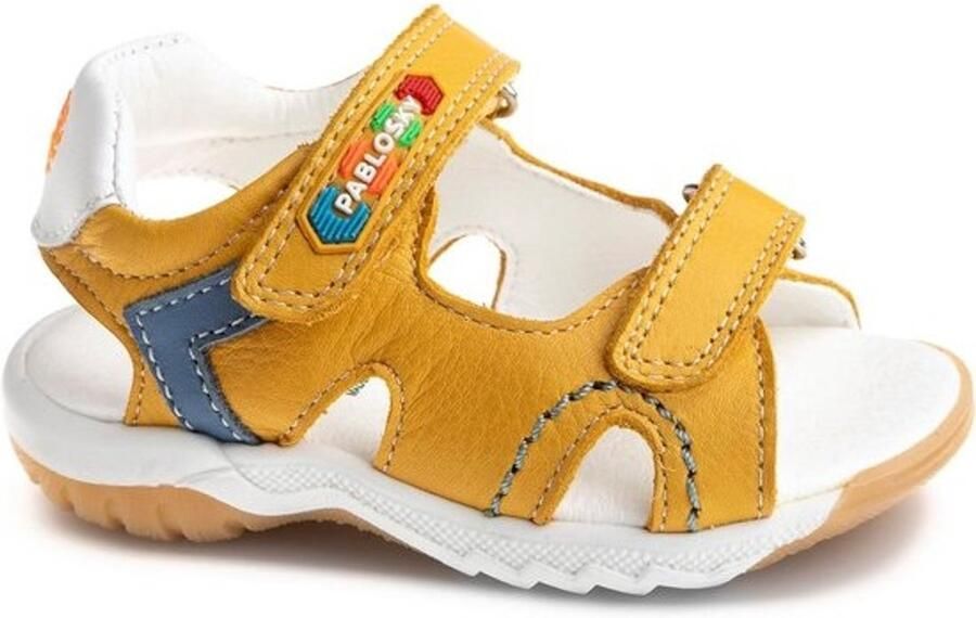 Comfortabele meisjes sandalen leer met klittenband Ademend en flexibel