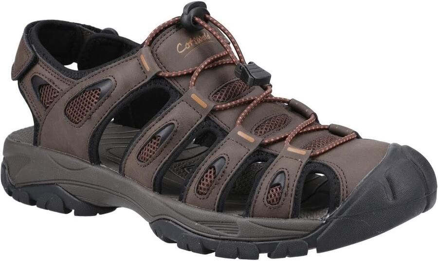 Stevige Heren Wandelsandalen met Verstelbare Pasvorm Zomer Outdoor Schoenen