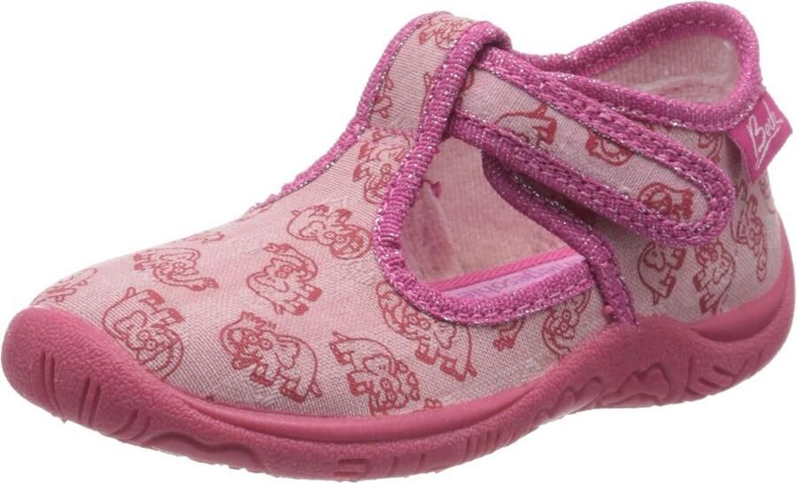 Stevige Hoge Huisschoenen voor Meisjes met Klittenband Comfortabele Binnenschoenen