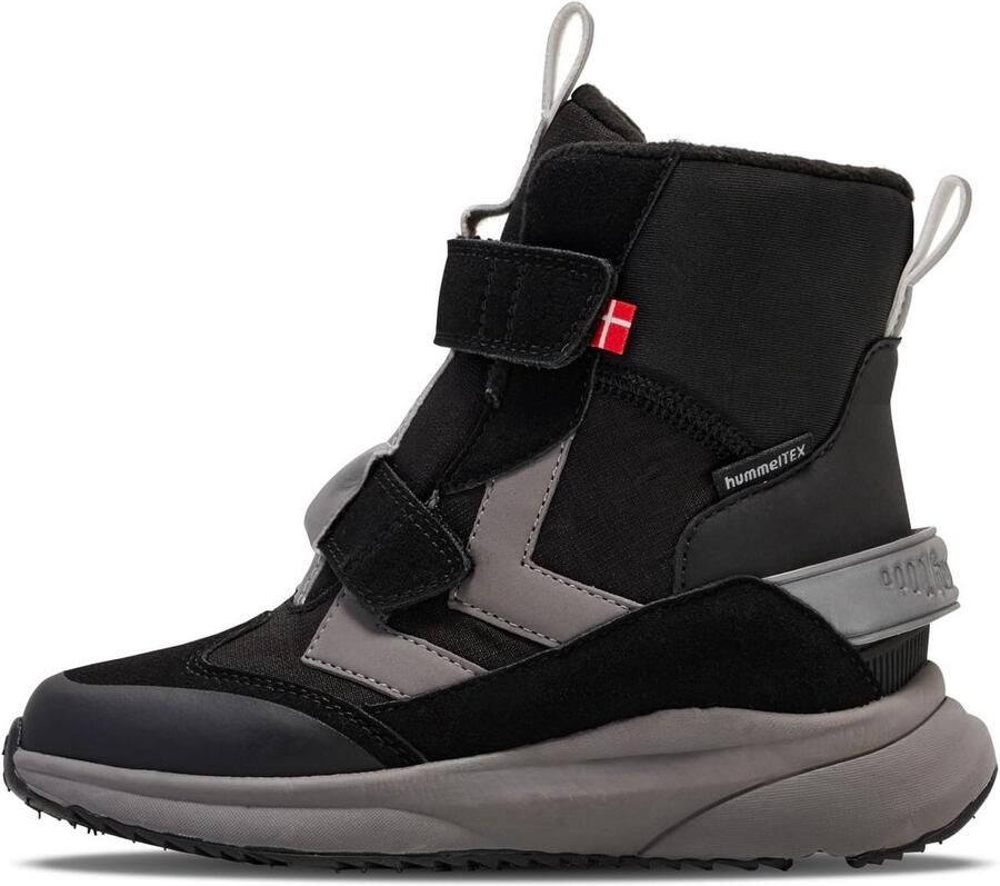 Stevige Hoge Kinderschoenen Waterafstotend met Klittenband en Elastische Veters