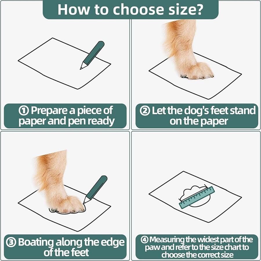 Stevige Hondenlaarzen met Antislipzool en Reflecterende Rie