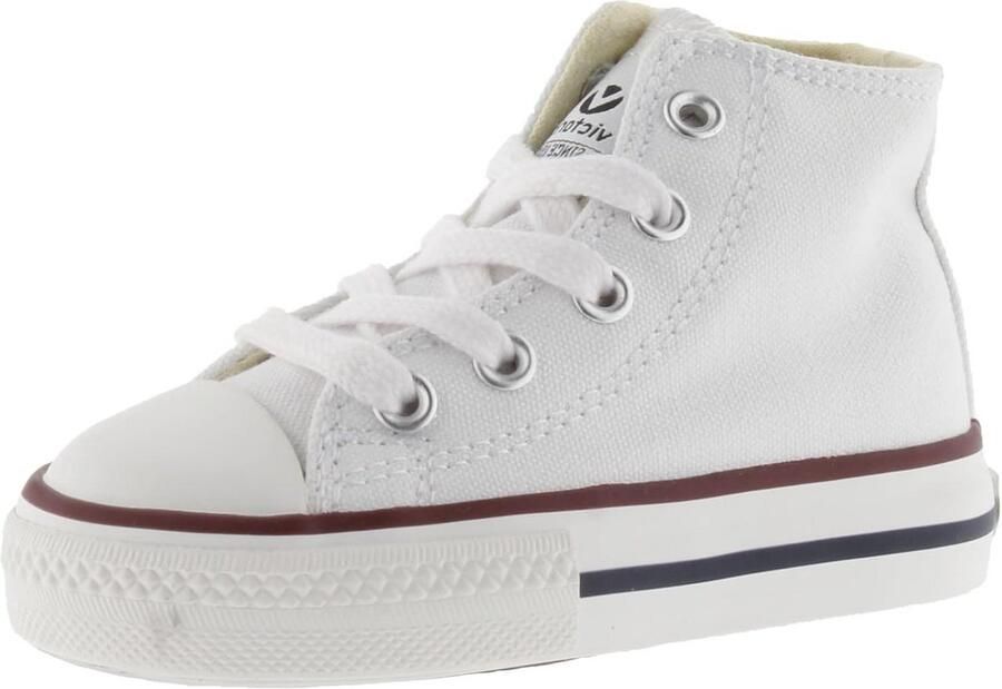 Kindersneakers Canvas Hoge Schoenen Dagelijks Gebruik Rubberen Neus