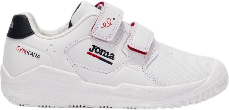 Stevige Kindersneakers Wit Blauw voor en Geschikt voor School