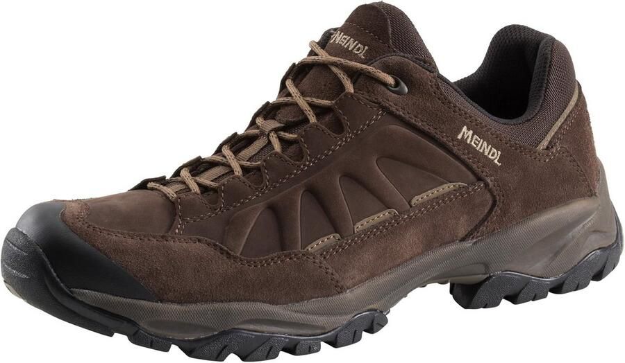 Stevige Lage Heren Wandelschoenen Nubuck en Suède Waterafstotend