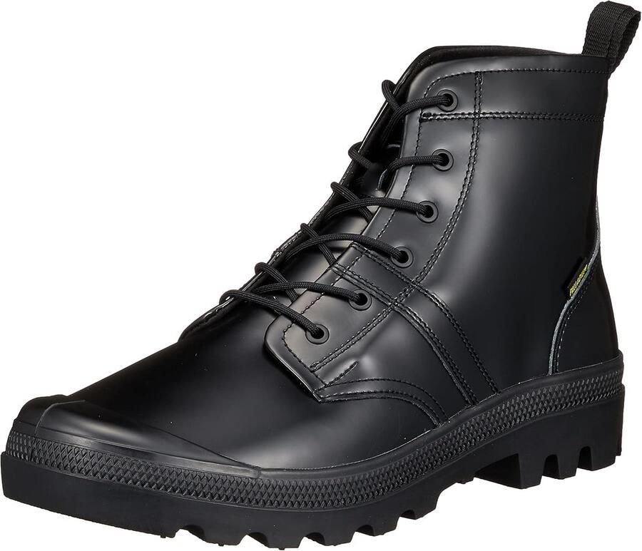 Stevige Leren Enkellaarzen met Rubberen Zool voor en