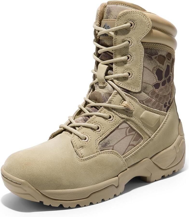 Tactische Werklaarzen Heren Militaire Gevechtslaarzen Leer