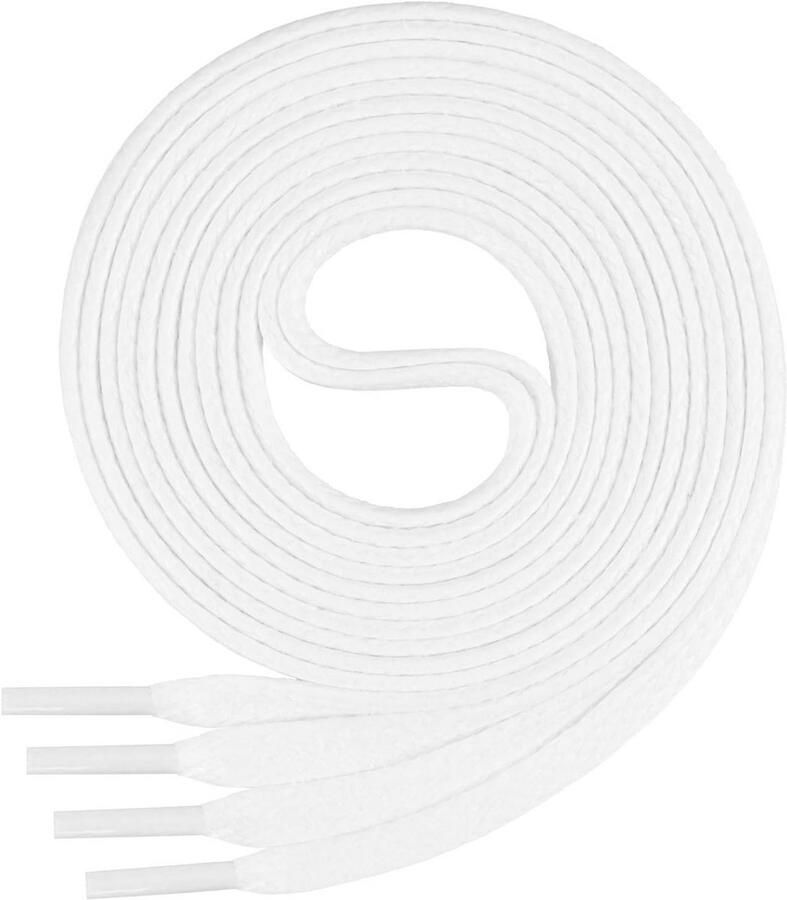 Stevige Platte Schoen veters van Katoen Geschikt voor Sneakers Sportschoenen en Leren Schoenen Lengtes