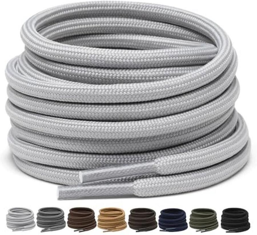 Stevige Ronde Schoenveters voor Wandelschoenen en Trainers 2 Paar