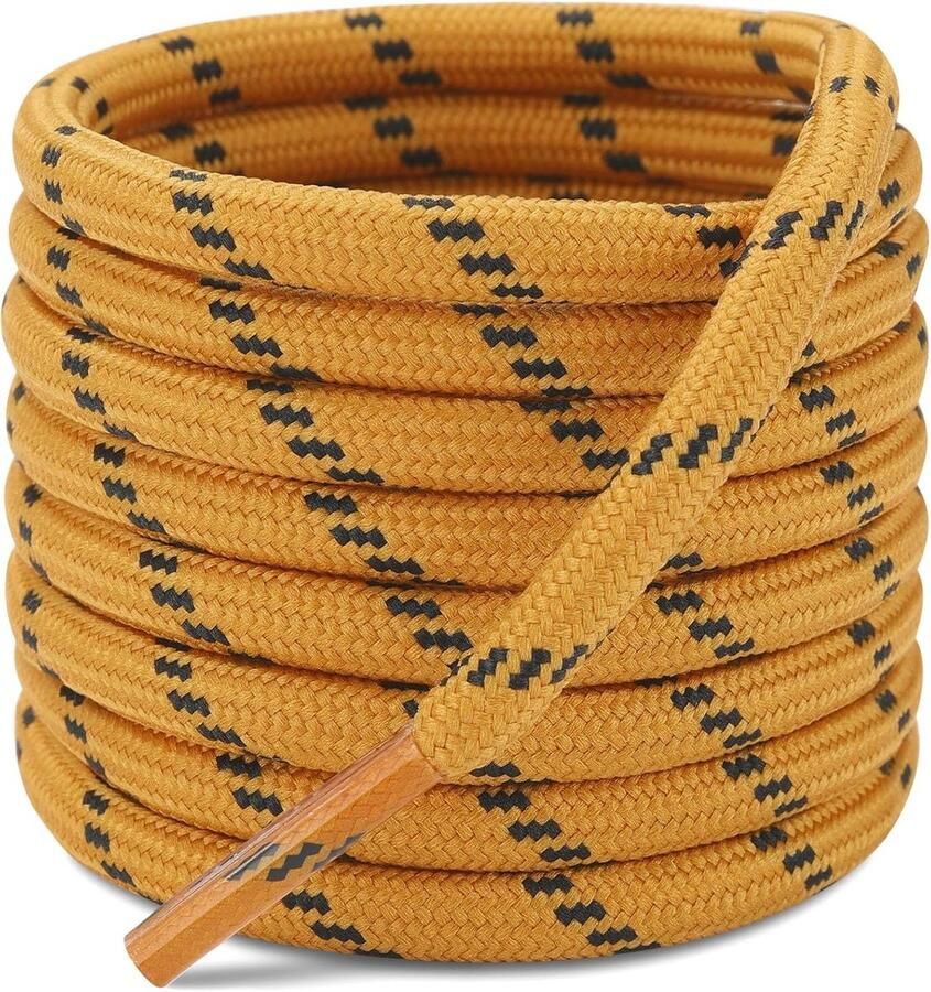 Stevige Ronde Veters voor Wandelschoenen en Werkschoenen (2 Paar)