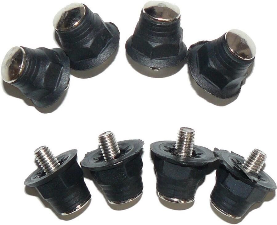 Stevige schoenplaatjes voor mountainbikeschoenen en fietsschoenen zwart