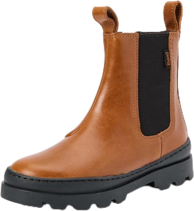 Stevige Zwarte Kinderlaarzen Chelsea Stijl met Uitneembaar Voetbed Waterdicht en Duurzaam