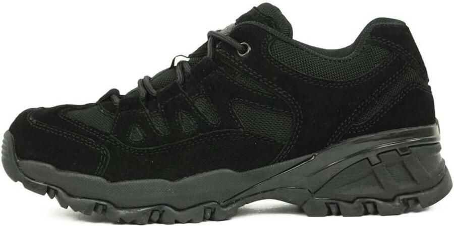 Stevige Zwarte Outdoorschoenen Waterdicht en Warm