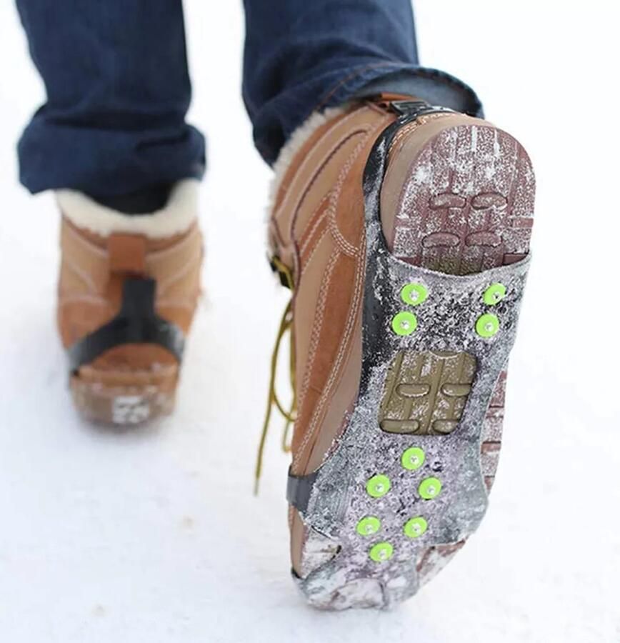 Stijgijzers geschikt voor 10 tanden winterstijgijzers geschikt voor outdoorschoenen unisex junglestijgijzers stijgijzers geschikt voor wandelschoenen