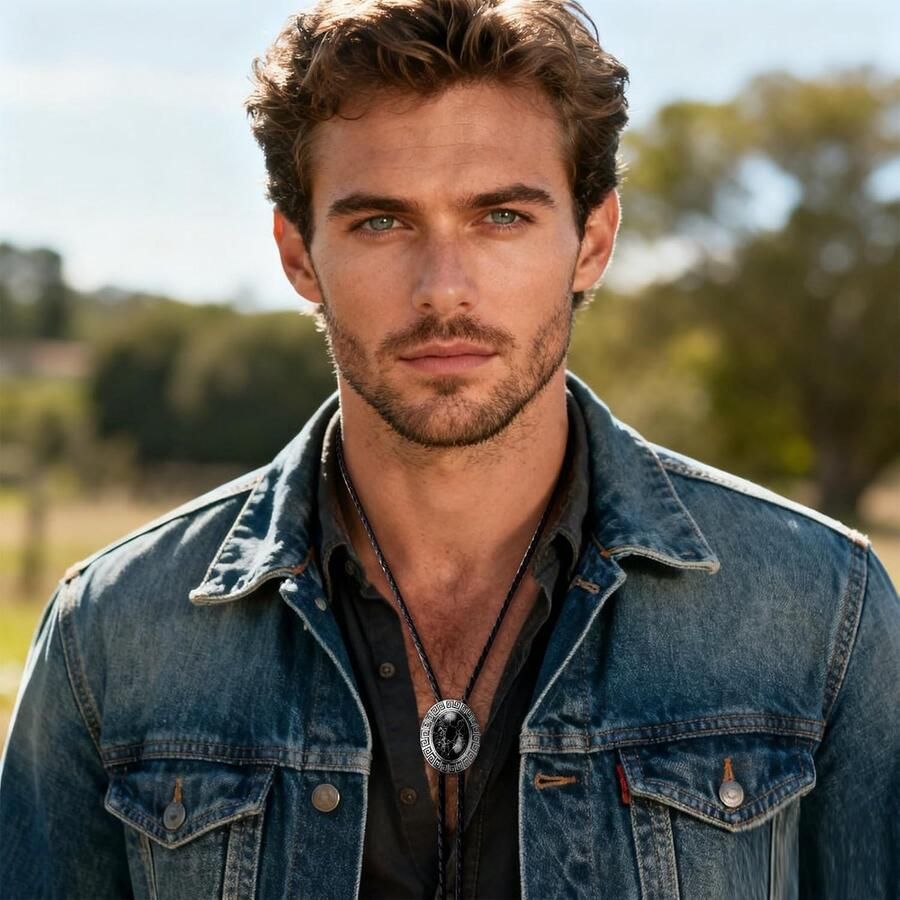 Stijlvolle Bolo Tie voor Mannen Leer Rond en Verstelbaar Cowboy Accessoires voor een Western Look