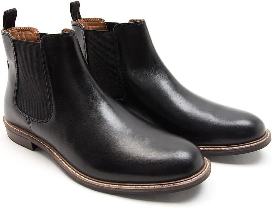 Klassieke Chelsea Boots voor Heren Stijlvolle Enkelhoge Laarzen
