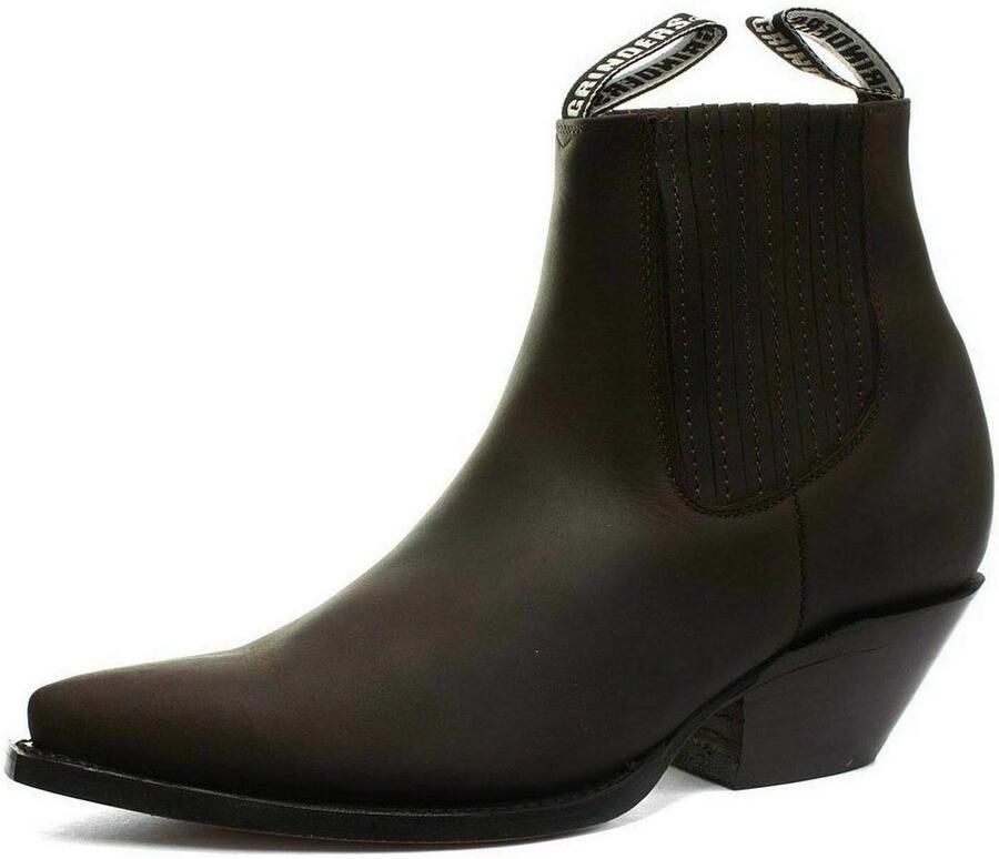 Stijlvolle Cowboy Western Chelsea Enkellaars voor Mannen