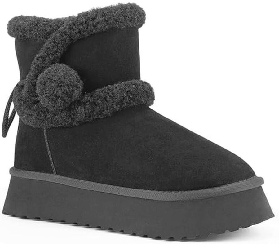 Stijlvolle en warme dames winterlaarzen antislip