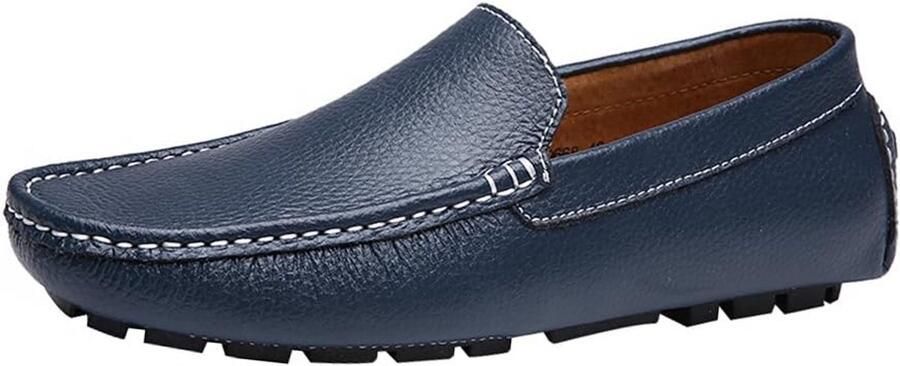 Stijlvolle Heren Mocassin Slippers van Kunstleer voor Dagelijks Gebruik