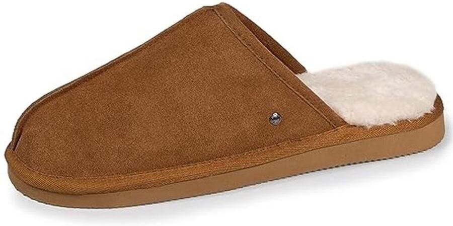 Stijlvolle leren pantoffels voor heren met superzachte binnenkant