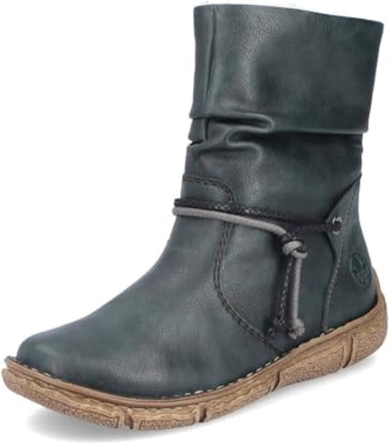 Stijlvolle turquoise korte laarzen voor dames