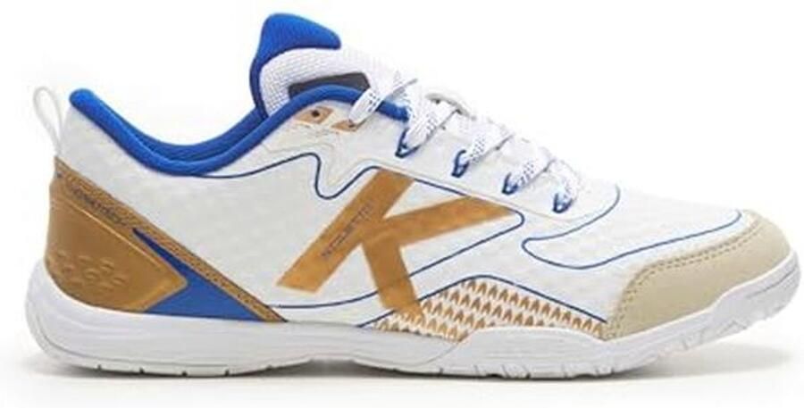 Stiletto zaalvoetbalschoenen in wit