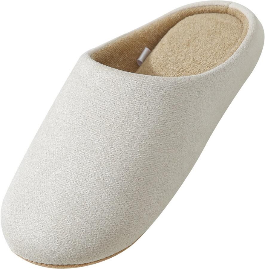 Stille katoenen slippers Schoenen Unisex 26x20 5x Lichtgewicht en ade d Geschikt voor lente en herfst Geschikt voor slaapkamers hotels huizen binnen Maat M Gebroken wit