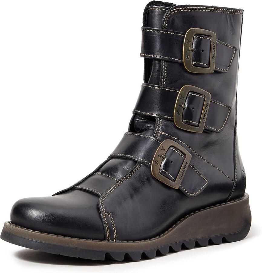 Stoere Dames Enkellaarzen Leer Hoge Kwaliteit