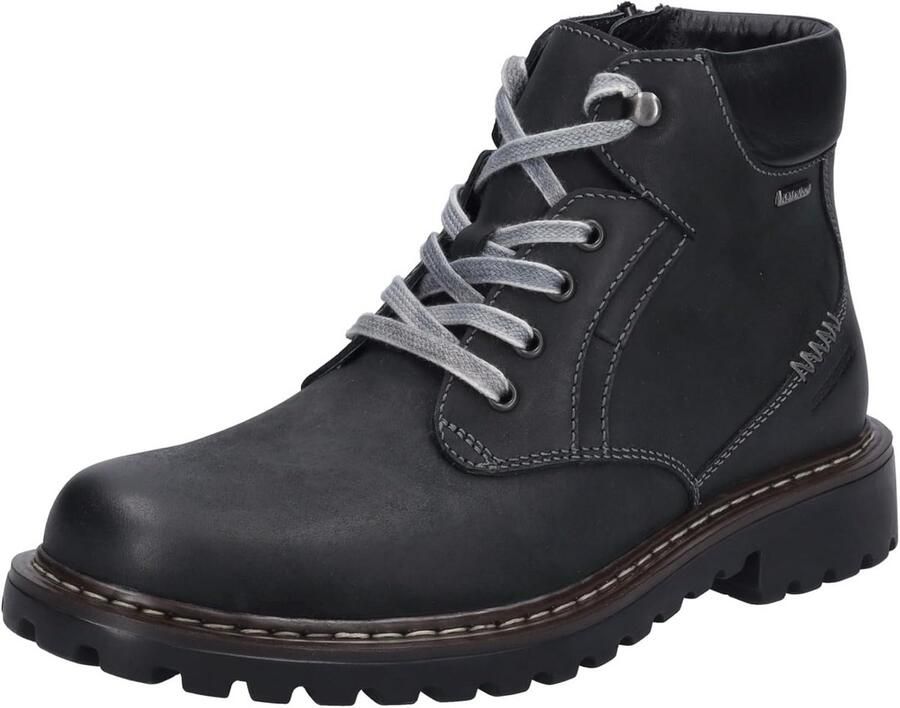 Stoere Heren Combat Boots met Stevige Profielzool