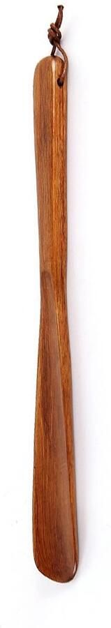 Store_7 Lange schoenhoorn Professionele houten schoenenlifter Bruin Geschikt voor laarzen en tennisschoenen Comfortabel en duurzaam