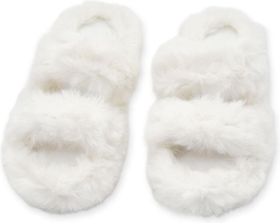 Dailygoods- Pantoffels Dames Pluche Antislip Comfortabel Warme Winterpantoffels Wollige Pantoffels Must-have Sloffen