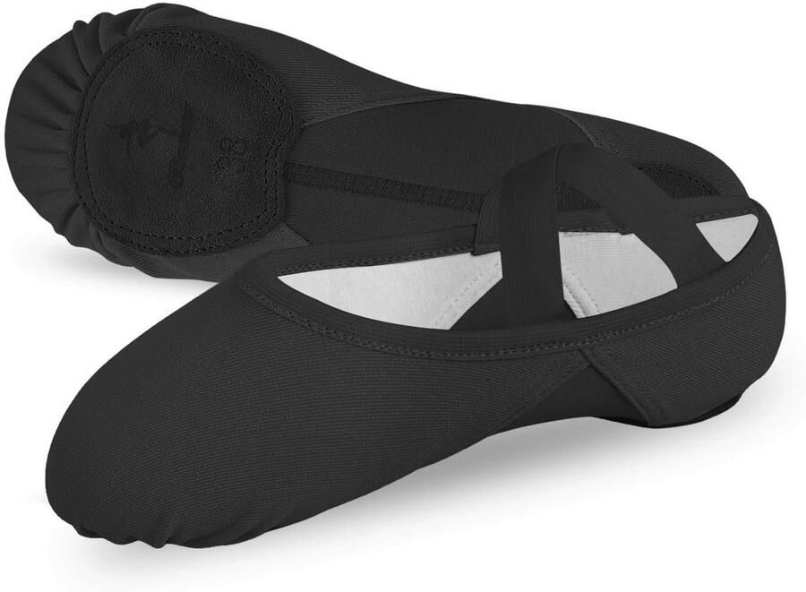 Store_9 Ballerina's voor meisjes Dansschoenen Zeer elastisch Zwart Balletschoenen Geschikt voor peuters en kinderen Kleur zwart