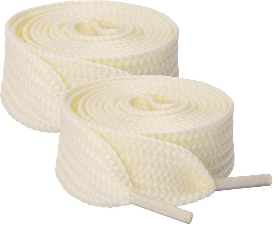 Store_9 Elastische Schoenen Sneakers met Veters Duurzaam en Comfortabel 20 mm Hardloopschoenen Reserveveters voor Volwassenen en Kinderen