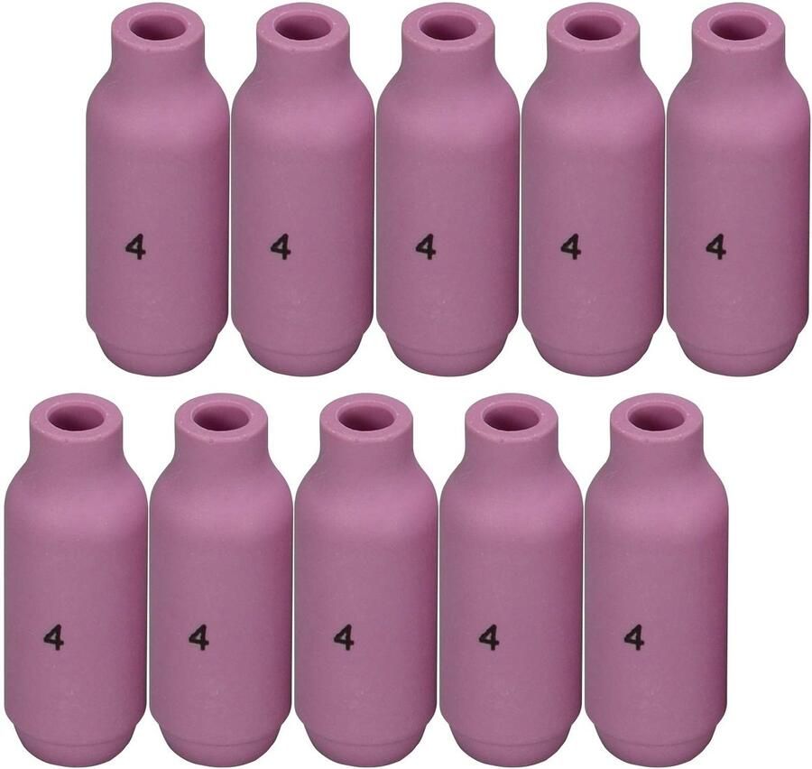 Dailygoody mondstukken Keramische schildbeker Rood Alumina nozzles 10 stuks Geschikt voor DB SR WP 17 18 26 Model WP-17 WP-18 WP