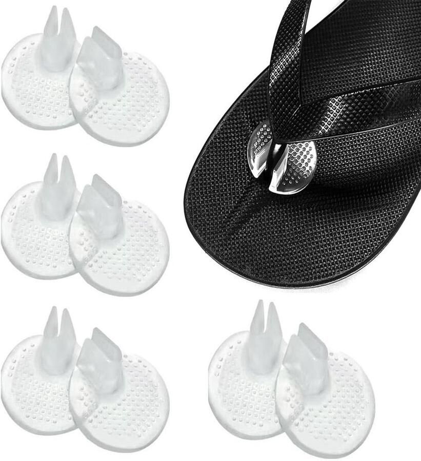 Dailygoody Siliconen String Sandaal Teenbeschermers Zachte Flip Flop Gel Kussens Comfortabel en Lichtgewicht Teenbeschermers Pads Voor Manne