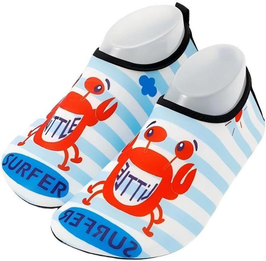 Strandschoenen voor kinderen — L — Voetlengte: 16 5– — Ca. leeftijd — Waadschoenen — Antislip zwemschoenen — Schoenen met zachte zool sneldrogend — Schoenen in 'blotevoetenstijl' voor beekwandelen — Duik- & waterschoenen