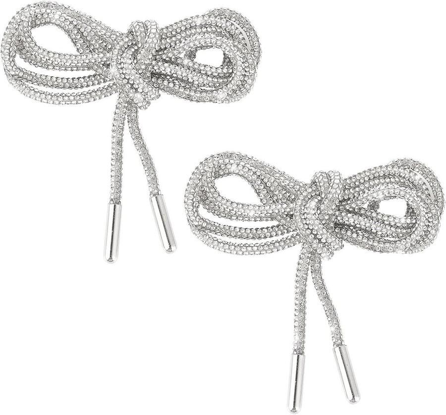 Strass Schoen Veters Glitter met Diamanten voor Sneakers en Kleding Accessoires