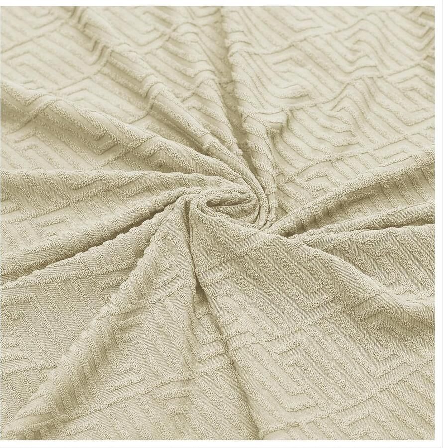 Stretch Bankhoes 1 Zit Elastische Bankhoezen Voor Woonkamer 1 Stuks Universele Rekbare Armsteun Sofahoes Met Anti-slip Schuim Krasbestendig Meubelhoes Voor Bank Licht Beige